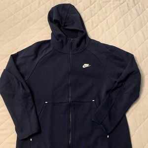 Nike navy blue fleece tech